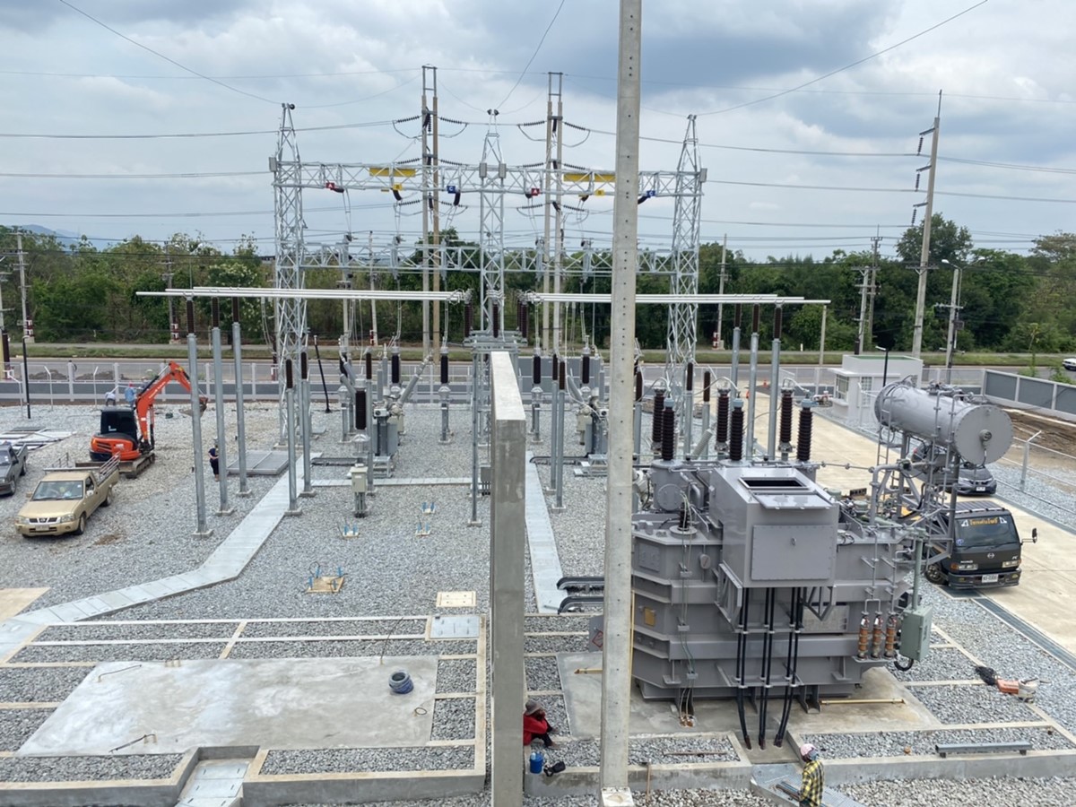 Construction of Sub-Station Kanchanaburi 3, Kanchanaburi Province